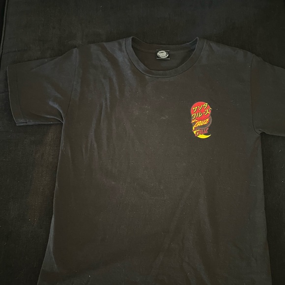 Black Santa Cruz T-shirt - Picture 1 of 2